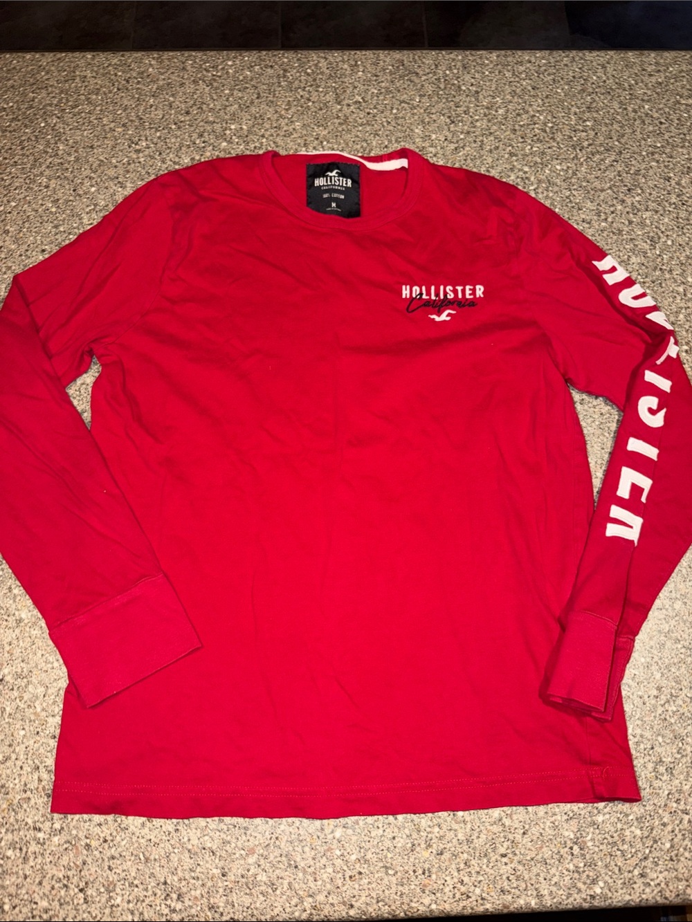 Hollister Men's Long Sleeve Crew Tee - y2k